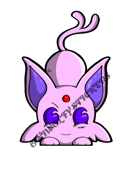 Psychic Cat Sticker