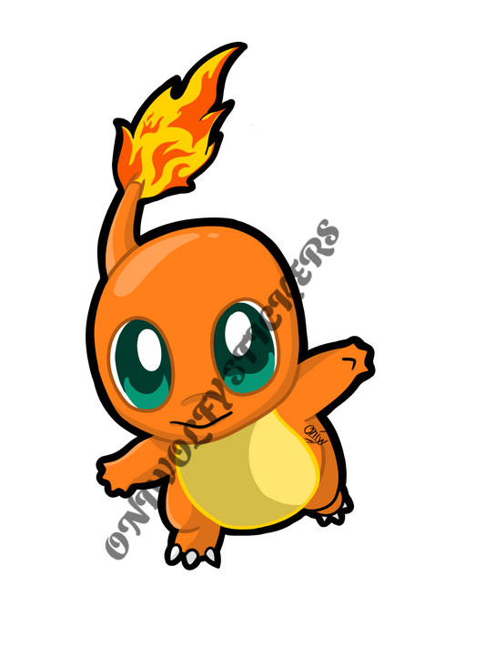 Fire Lizard Sticker