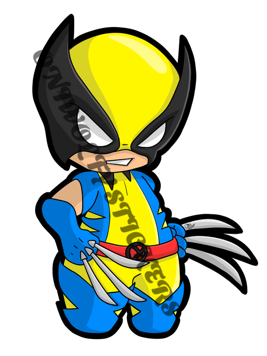 X Claw Sticker